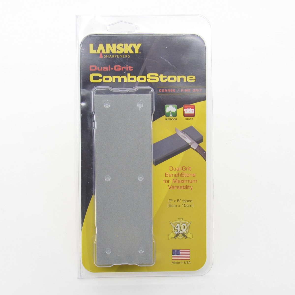 Брусок комбинированный Lansky 120/600 грит, 150*50*24 мм, США 3