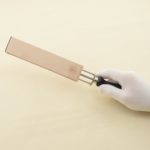Двухсторонний кожаный ремень с натяжителем Boker для правки бритв, Германия 5