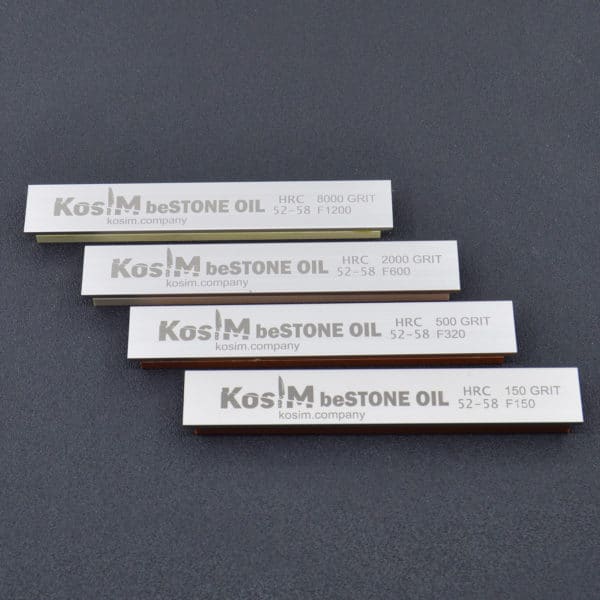 Комплект масляных точильных камней KosiM серии 89 А, 25 мм, 4 шт (ОА) 4