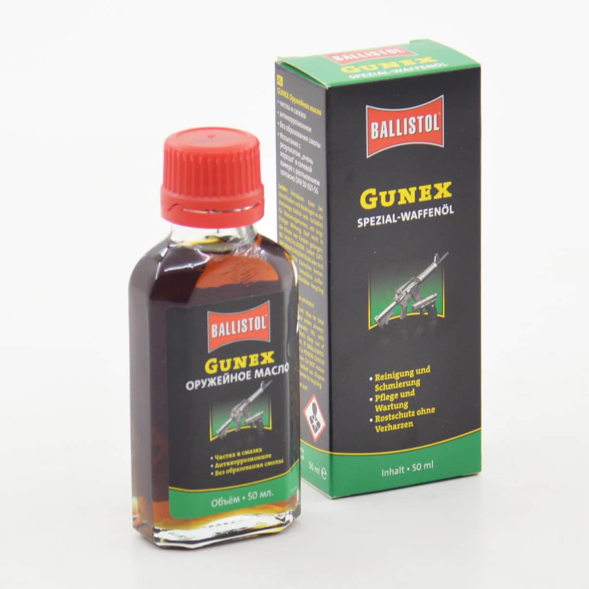 Масло оружейное Ballistol Gunex, 50 мл